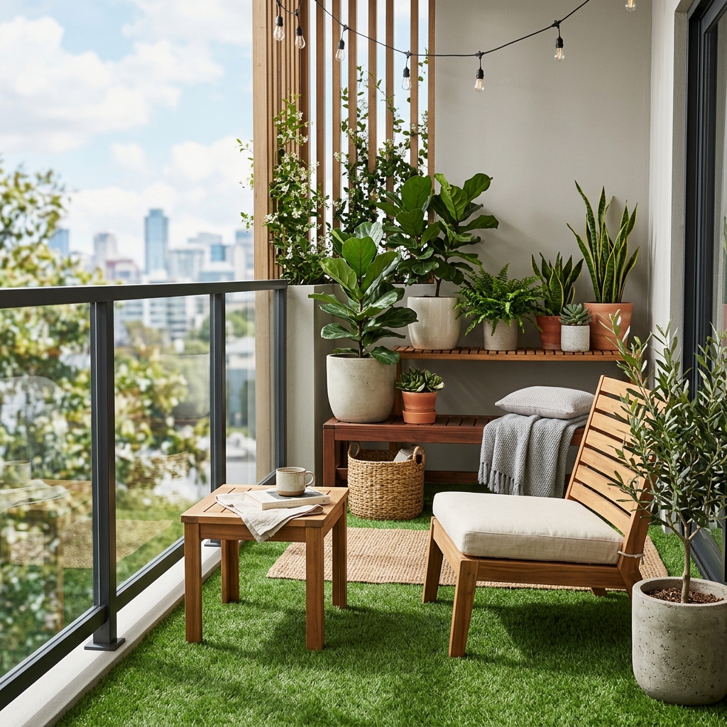 5 Ide Dekorasi Taman Minimalis dengan Rumput Sintetis