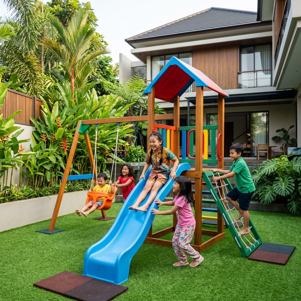 Mengapa Rumput Sintetis Adalah Pilihan Terbaik untuk Area Bermain Anak?